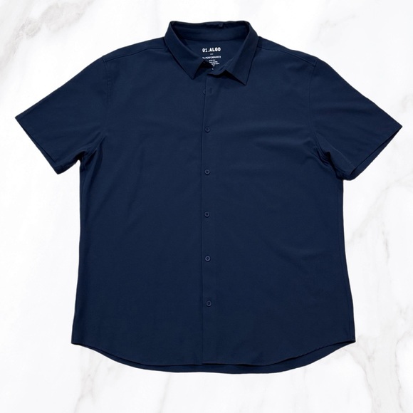 ALGO Other - ALGO Men’s 01 Performance Quick Dry Short Sleeve Button Up Shirt, Size XL